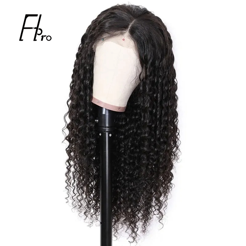 Deep Wave Human Hair 360 Lace Front Wig Natural Hairline Lace Wigs For Women